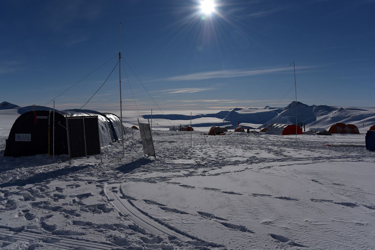 01A The Tents At Mount Vinson Base Camp On The Branscomb Glacier